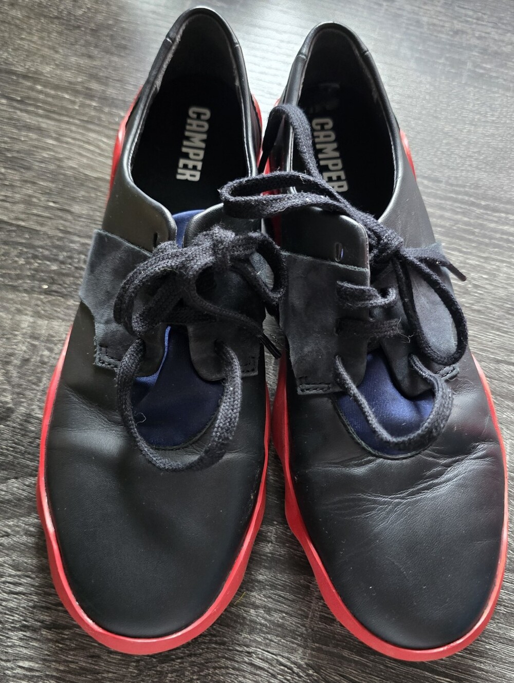 Camper Dub Lightweight Sneakers Black Leather